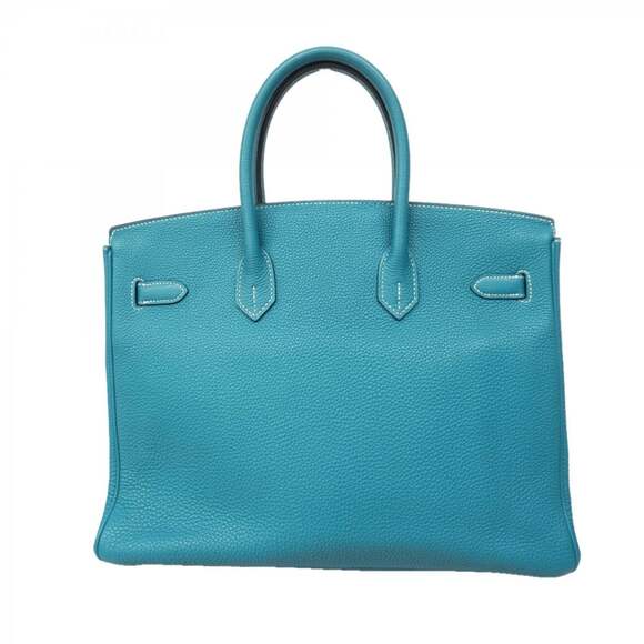 Hermes Hermès Birkin 35 Togo Blue Jean Handbag for Women, Stamped with M - Picture 13 of 13